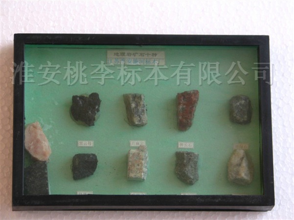 地理岩矿石十种
